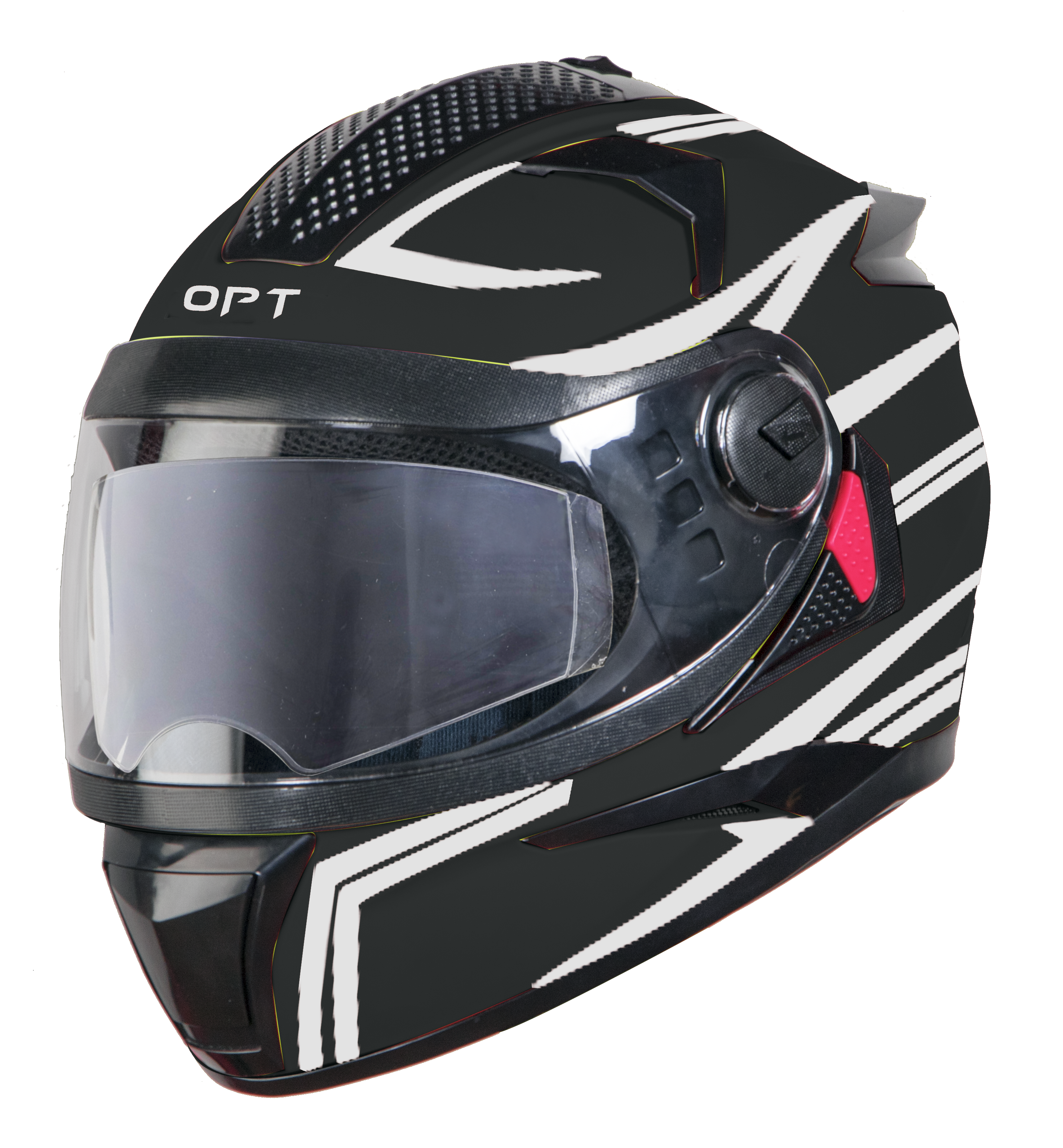 Steelbird 7Wings Robot Opt ISI Certified Full Face Helmet with Night Reflective Graphics (Matt Black Silver with Anti Fog Clear Visor)